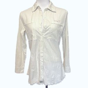Kimes Ranch Cream Button Down Shirt